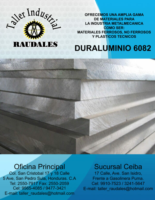 DURALUMINIO 6082